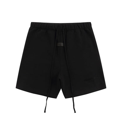 Essentials Style Oversized Drawstring Shorts Men's Premium Cotton Streetwear Summer Bottoms